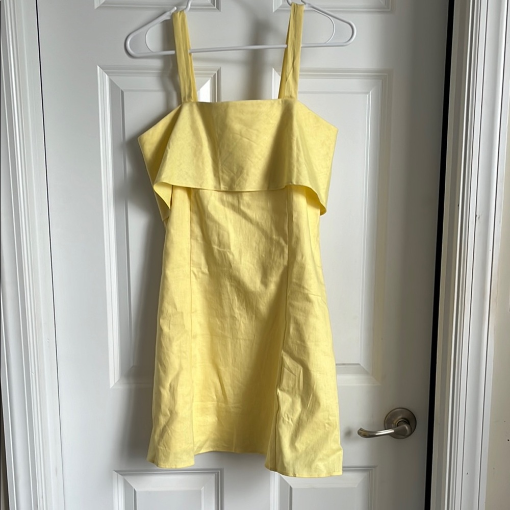Banana Republic Factory Yellow Mini Dress